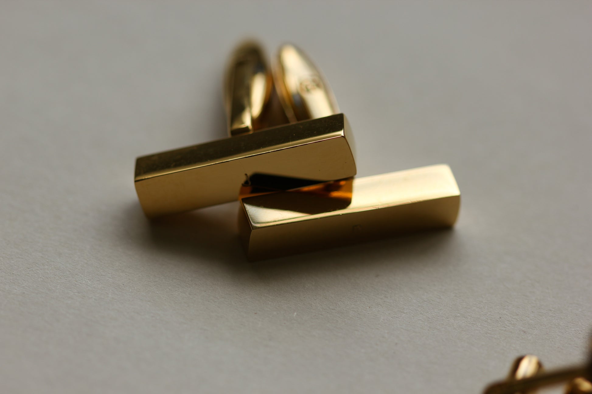Stainless steel initial cufflinks groomsmen