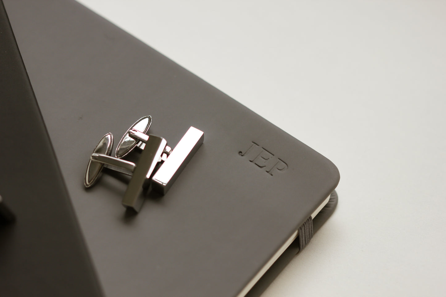 Stainless Steel Initial Cufflinks