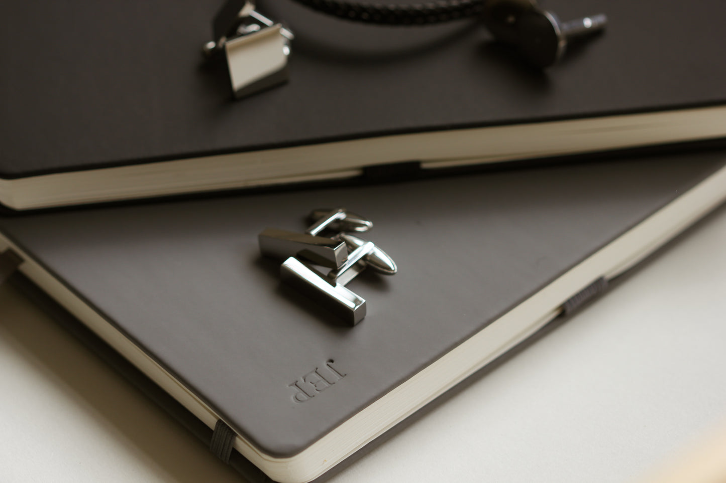 Stainless Steel Initial Cufflinks