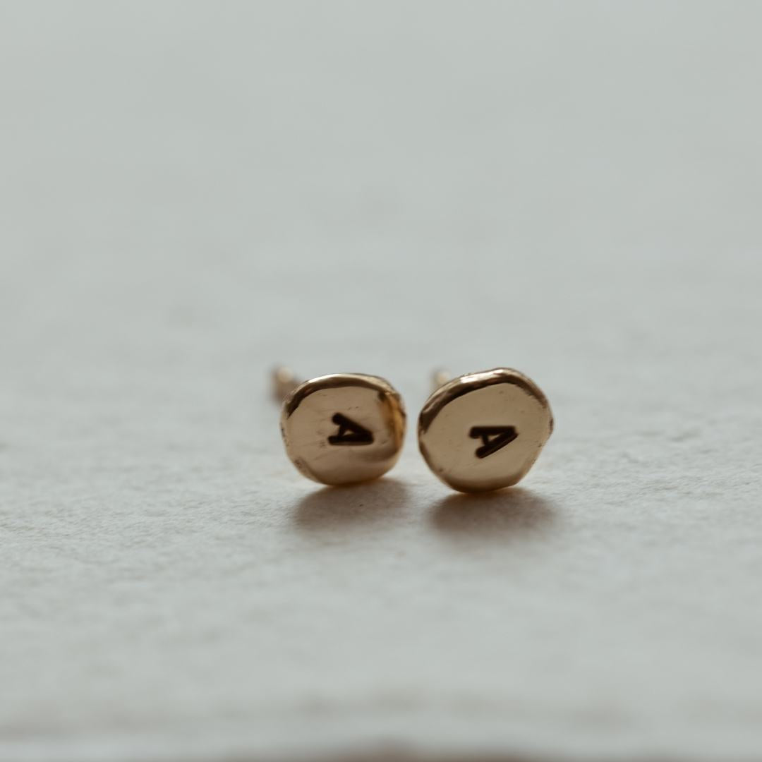 ATHENA Initial Earrings