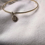 ATHENA Bangle 9ct Gold / Sterling Silver