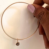 ATHENA Bangle 9ct Gold / Sterling Silver