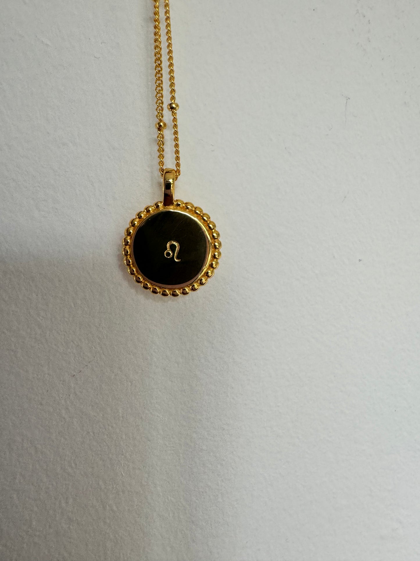 SOLEIL Beaded Initial Necklace