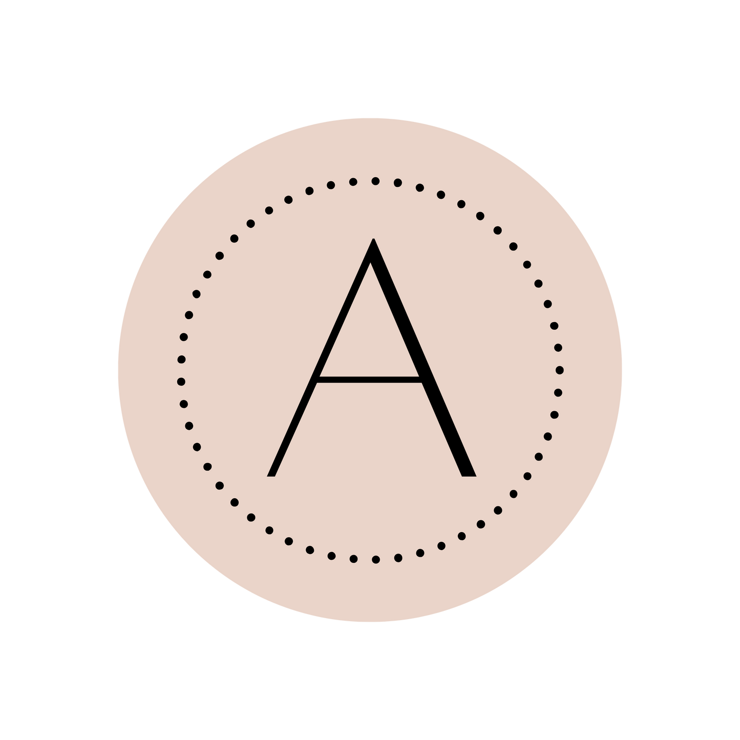 Initial jewellery gift card