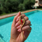 Multiple Chilli waterproof necklace