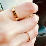 REEVA Initial Cigar Ring