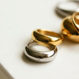 VIOLET Dome Initial Ring