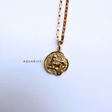 Mini TARA Zodiac & Initial Necklace