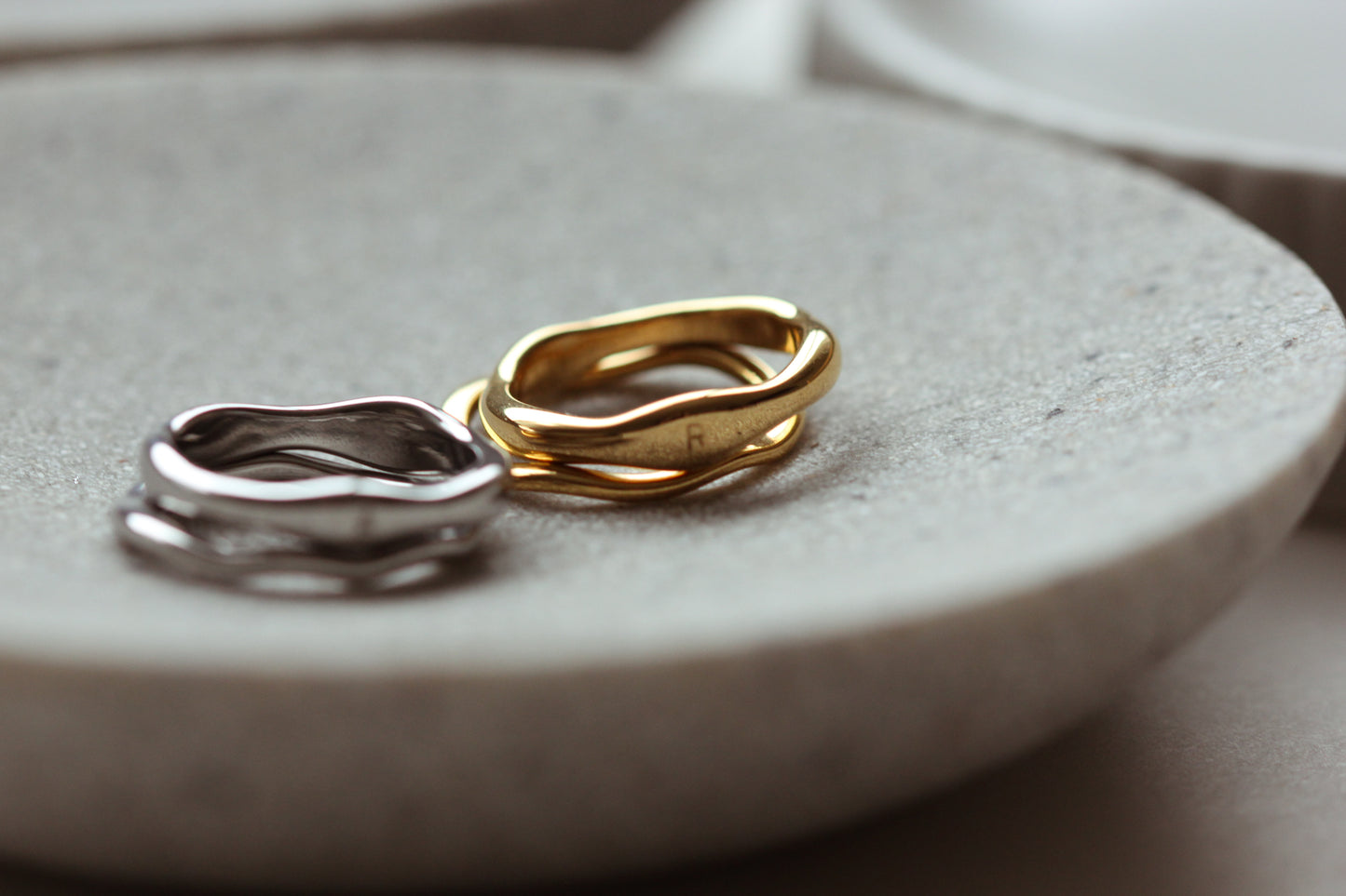 WAVE Stacker Ring Duo