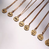Mini TARA Zodiac & Initial Necklace