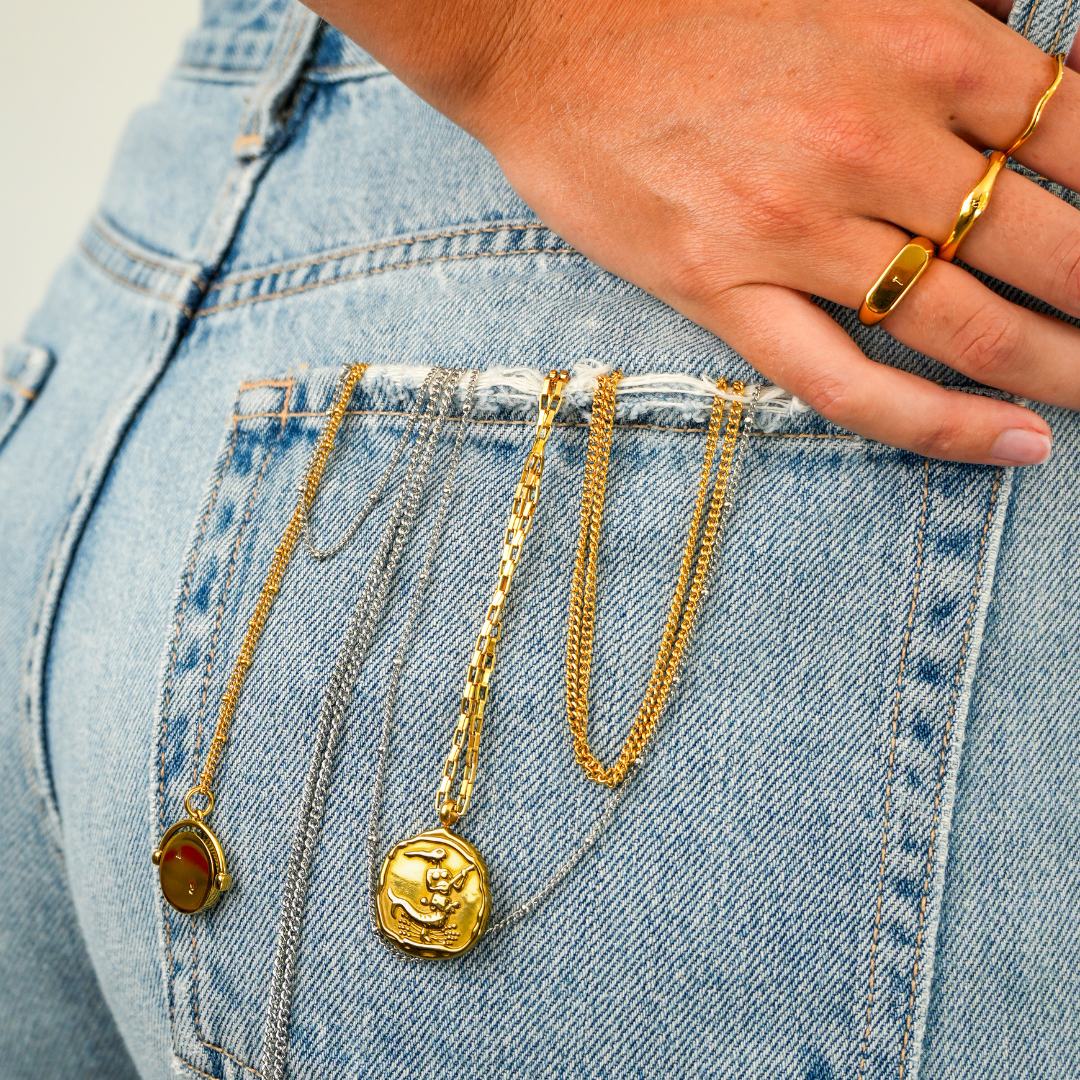 Waterproof initial necklaces from INITIALLED