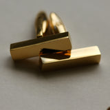 Stainless steel initial cufflinks groomsmen 