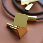 Stainless steel initial cufflinks groomsmen 