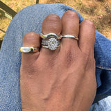 LILAH Signet Ring (Sterling Silver / 9ct Gold)