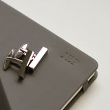 Stainless steel initial cufflinks groomsmen 