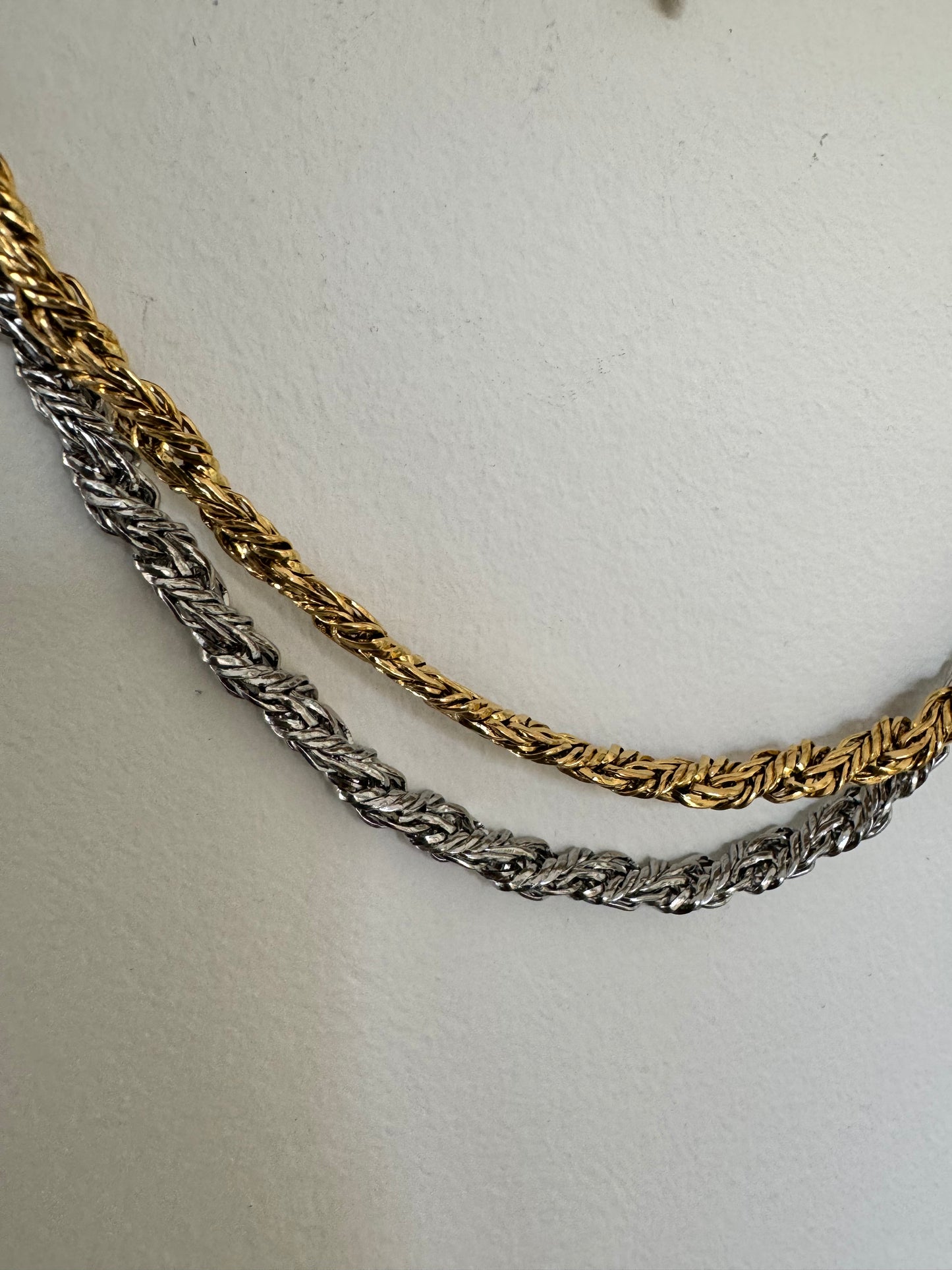 Barbed Wire Layer Necklace