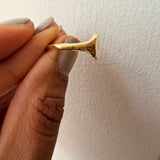 ANNABEL Signet Ring (9ct Gold / Silver)