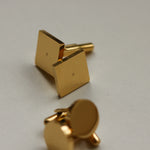 Stainless steel initial cufflinks groomsmen 