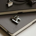 Stainless steel initial cufflinks groomsmen 