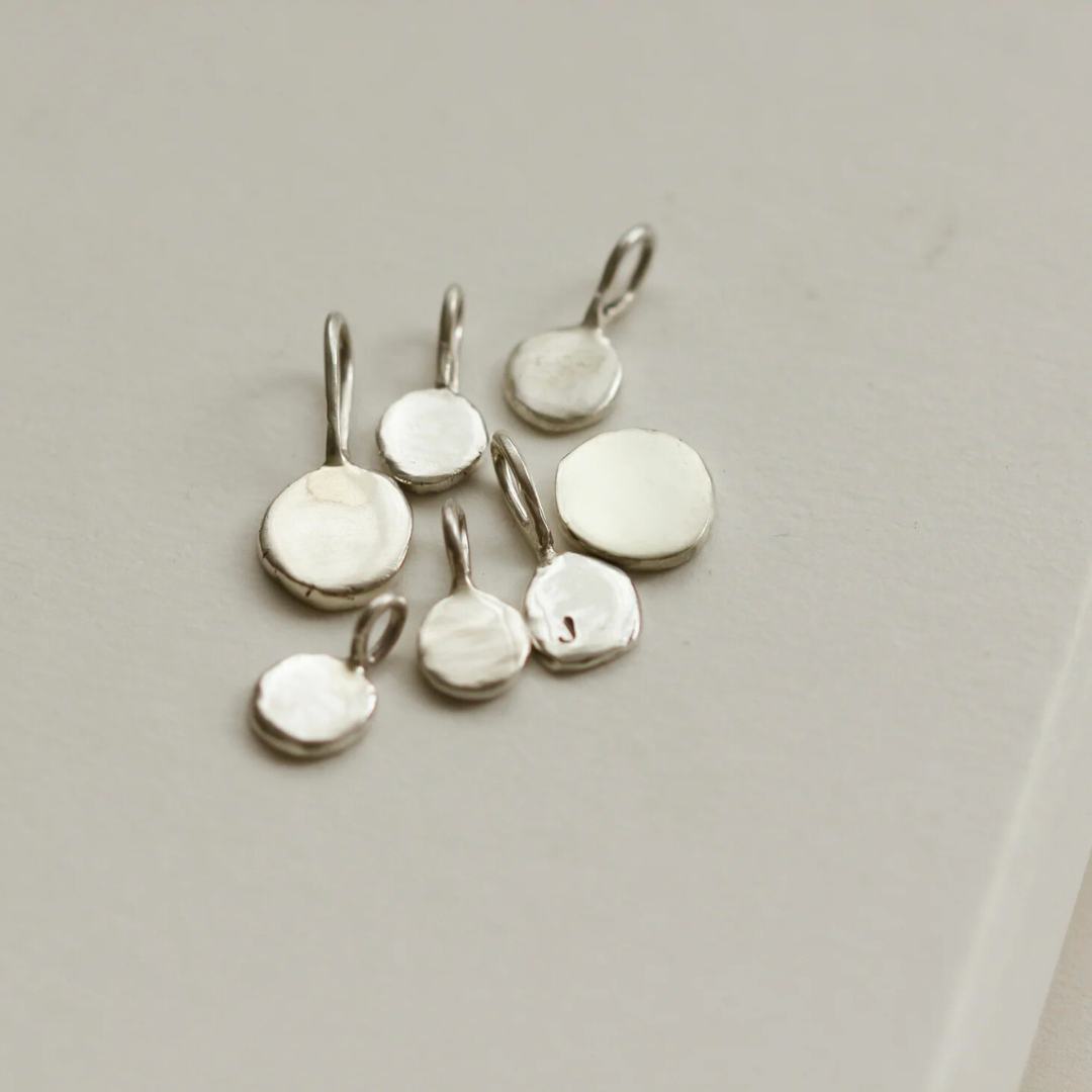 Hammered ATHENA Sterling Silver Necklace & Earrings