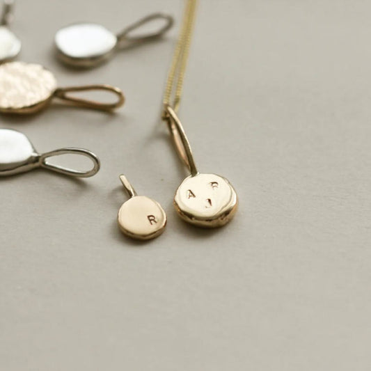 ATHENA Solid Gold Necklace & Earrings