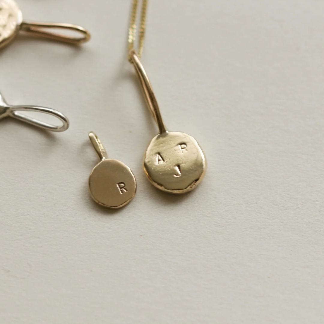 ATHENA Solid Gold Necklace & Earrings