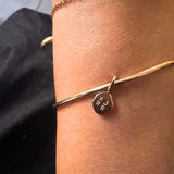 ATHENA Bangle 9ct Gold / Sterling Silver