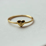 BELLA Heart Initial Ring