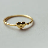BELLA Heart Initial Ring