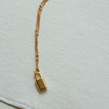 FRIDA Lock Necklace (Sterling Silver / Gold Vermeil)