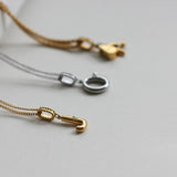 Gigi Bubble Initial Necklace