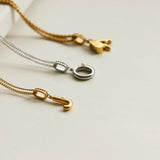 Gigi Bubble Initial Necklace