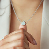 Waterproof HORIZON Round Initial Bracelet