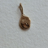 Hammered ATHENA Solid 9ct Gold Pendant