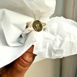 ANNABEL Signet Ring (9ct Gold / Silver)