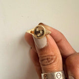 ANNABEL Signet Ring (9ct Gold / Silver)