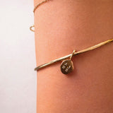 ATHENA Bangle 9ct Gold / Sterling Silver