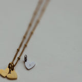 Waterproof BELLA Heart Initial Necklace