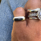 LILAH Signet Ring (Sterling Silver / 9ct Gold)