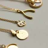 ZO Wishbone Initial Necklace