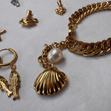 Oversized OCEAN Bracelet (Gold)