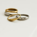 Waterproof OPHELIA Initial Signet Ring