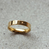 REEVA Initial Cigar Ring