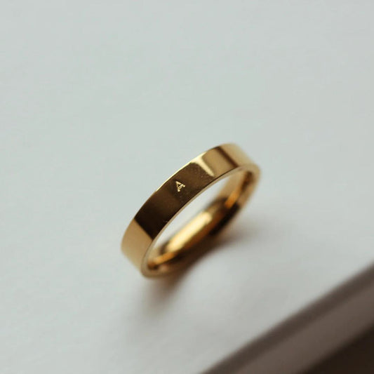 REEVA Initial Cigar Ring