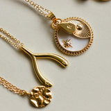 Waterproof Mini OLIVE ‘Hidden’ Initial Necklace