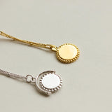 SOLEIL Beaded Initial Necklace