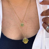 SOLEIL Beaded Initial Necklace