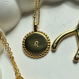 SOLEIL Beaded Initial Necklace