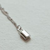 FRIDA Lock Necklace (Sterling Silver / Gold Vermeil)