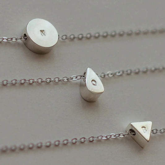 Waterproof THEA Teadrop Initial Bracelet